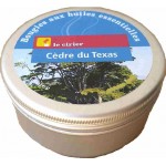 Bougie huiles essentielles cèdre du Texas