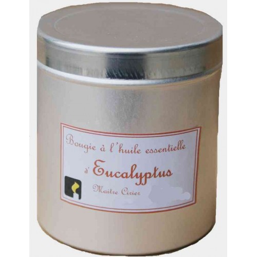 Eucalyptus essential oils candle